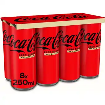 Albert Heijn Coca-cola zero sugar zero caffeine 8-pack aanbieding