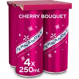 Albert Heijn Fernandes cherry 4-pack aanbieding