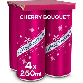Albert Heijn Fernandes cherry 4-pack aanbieding