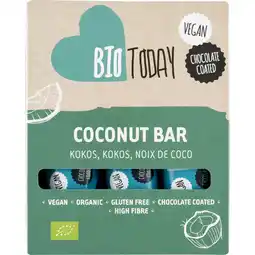 Albert Heijn Biotoday vegan choco bar kokos aanbieding