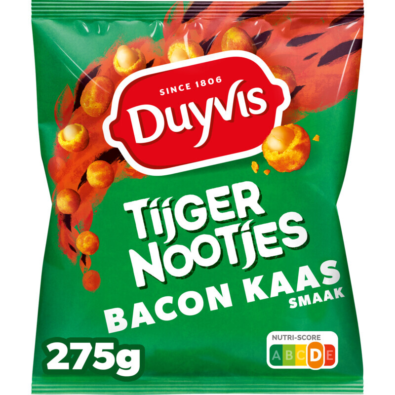 Duyvis tijgernootjes bacon cheese aanbieding bij Albert Heijn