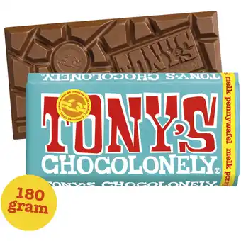 Albert Heijn Tony's chocolonely melk pennywafel aanbieding