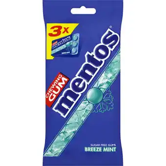 Albert Heijn Mentos gum breeze mint aanbieding