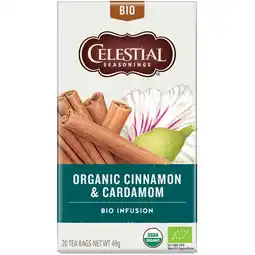 Albert Heijn Celestial seasonings organic cinnamon & cardamon thee aanbieding