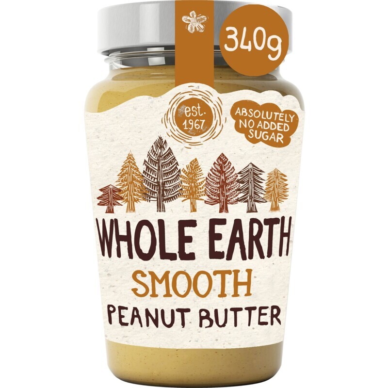 Whole earth smooth peanut butter aanbieding bij Albert Heijn