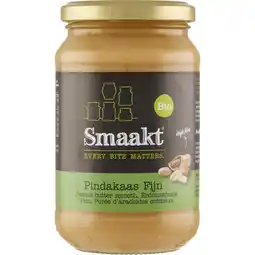 Albert Heijn Smaakt pindakaas fijn bio aanbieding