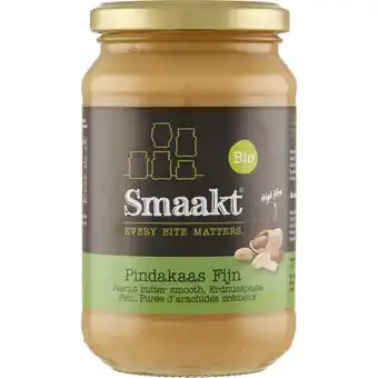 Albert Heijn Smaakt pindakaas fijn bio aanbieding