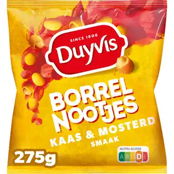 Albert Heijn Duyvis borrelplankje kaas & mosterd smaak aanbieding