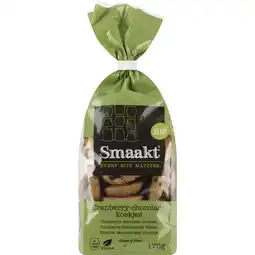 Albert Heijn Smaakt cranberry chocoladekoekjes aanbieding