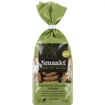 Albert Heijn Smaakt cranberry chocoladekoekjes aanbieding