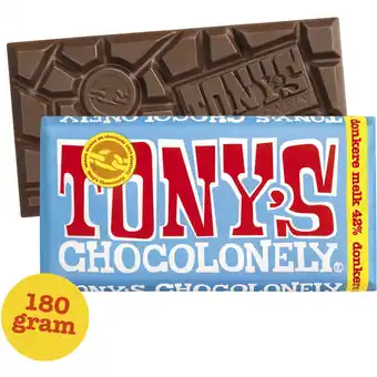 Albert Heijn Tony's chocolonely donkere melk 42% aanbieding