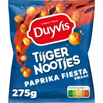Albert Heijn Duyvis tijgernootjes paprika fiesta aanbieding