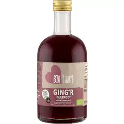 Albert Heijn Biotoday ging'r beetroot premium drink aanbieding