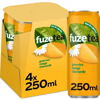 Albert Heijn Fuze tea green ice tea mango chamomile aanbieding