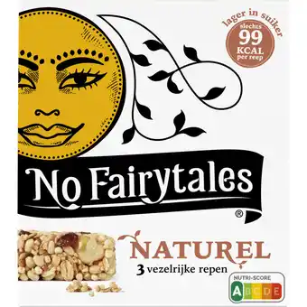 Albert Heijn No fairytales vezelrijke repen naturel aanbieding