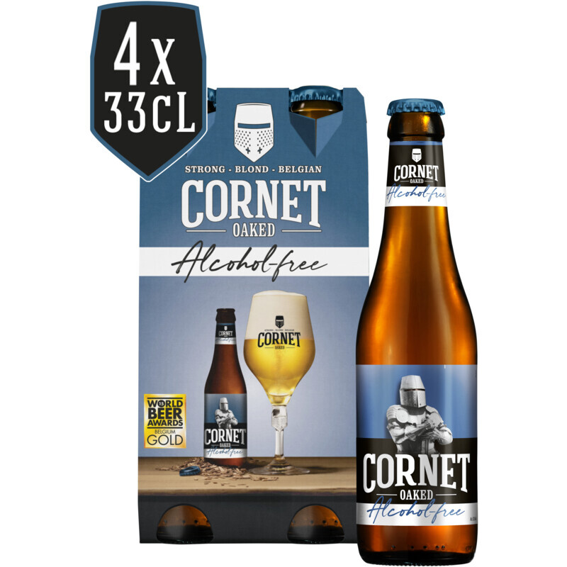 oaked alcoholfree 4pack aanbieding bij Albert Heijn