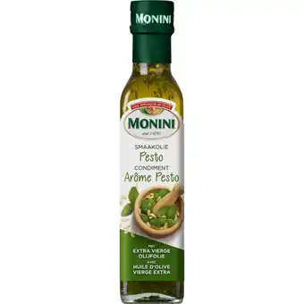 Albert Heijn Monini extra vierge olijfolie met pesto aanbieding