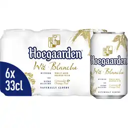 Albert Heijn Hoegaarden wit belgisch bier 6-pack aanbieding