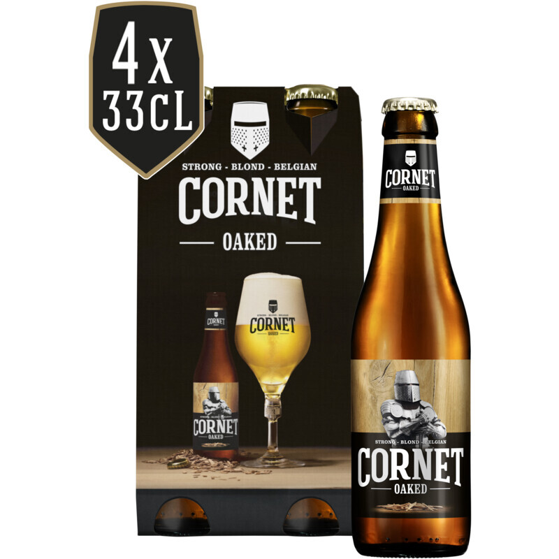 oaked blond bier 4pack aanbieding bij Albert Heijn