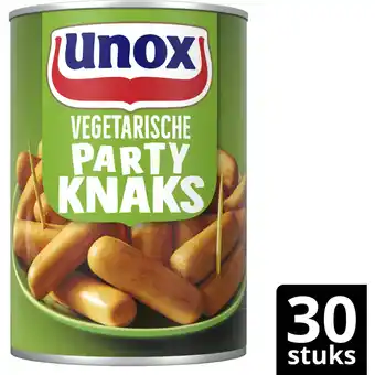 Albert Heijn Unox vegetarische party knaks aanbieding