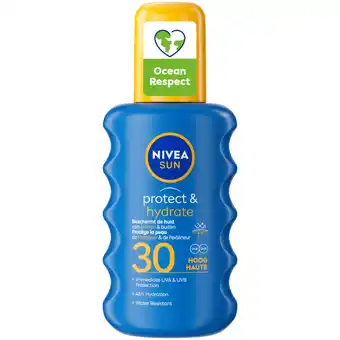 Albert Heijn Nivea sun protect & hydrate spf30 spray aanbieding