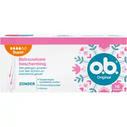 Albert Heijn O.b. original tampons super aanbieding
