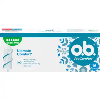 Albert Heijn O.b. procomfort tampons super plus aanbieding