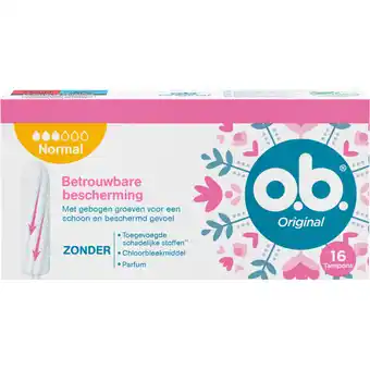 Albert Heijn O.b. original tampons normaal aanbieding
