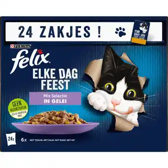 Albert Heijn Felix elke dag feest mix selectie in gelei aanbieding