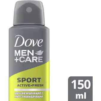 Albert Heijn Dove m+c sport active deodorant aanbieding