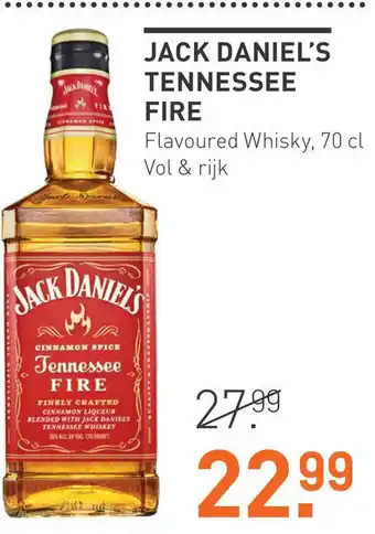 Gall & Gall Jack Daniels Fire 70CL Whisky aanbieding