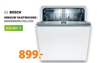 Expert Bosch Inbouw vaatwasser SMV4HBX00N exclusiv aanbieding