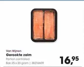 HANOS Van wijnen gerookte zalm aanbieding