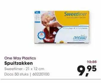 HANOS One way plastics spuitzakkenn aanbieding