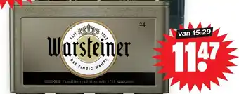 Dirk Warsteiner aanbieding