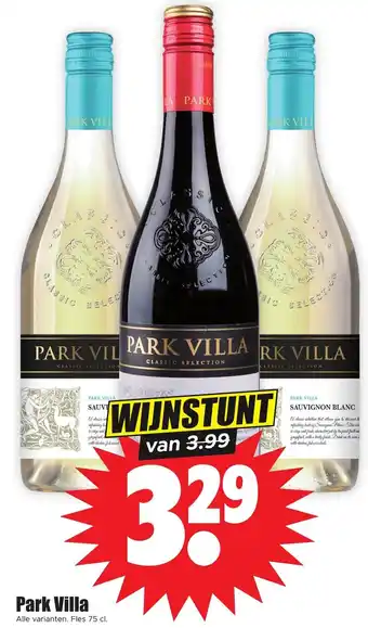 Dirk Park villa 75cl aanbieding