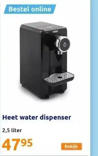 Action Heet water dispenser aanbieding