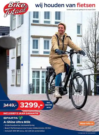 Bike Totaal Sparta a-shine ultra m5b aanbieding