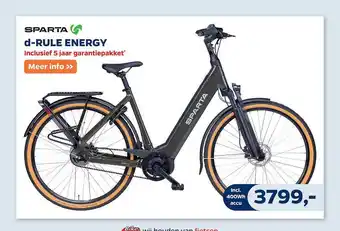 Bike Totaal Sparta d-rule energy fiets aanbieding