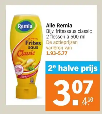 Albert Heijn Alle remia 500ml aanbieding