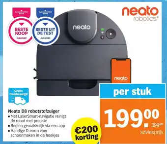 Albert Heijn Neato D8 robotstofzuiger aanbieding