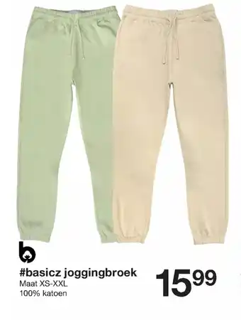 Zeeman Basicz joggingbroek aanbieding