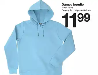 Zeeman Dames hoodie aanbieding