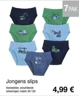 Kik Jongens slips aanbieding