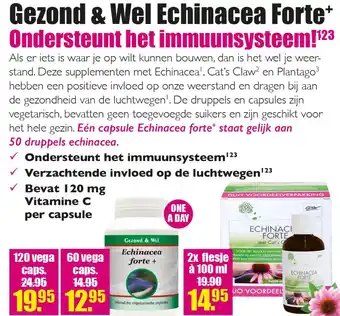 Gezond & Wel Gezond & Wel Echinacea Forte* 100ml aanbieding