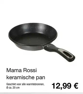 Kik Mama Rossi keramische pan 20 cm aanbieding