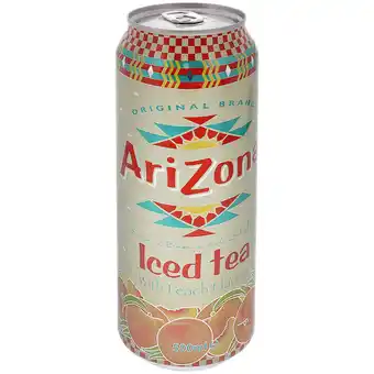 Action Arizona Ice Tea Peach 500ml aanbieding