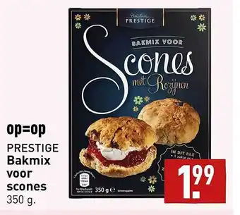 ALDI Prestige bakmix voor scones aanbieding