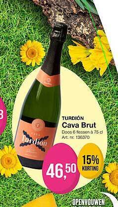 Bidfood Turdión cava brut aanbieding