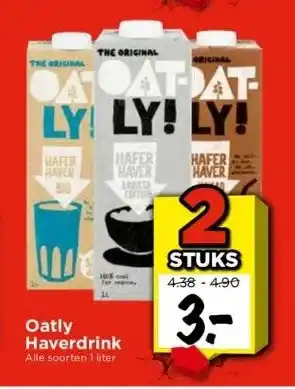 Vomar Voordeelmarkt Oatly haverdrink aanbieding